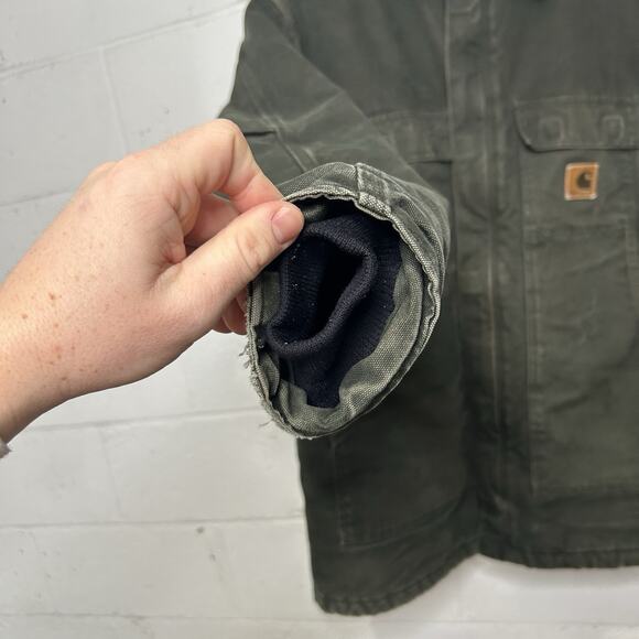 Vintage Carhartt Quilted Artic Jacket “Moss Green” C26 MOS - Picture 5 of 12